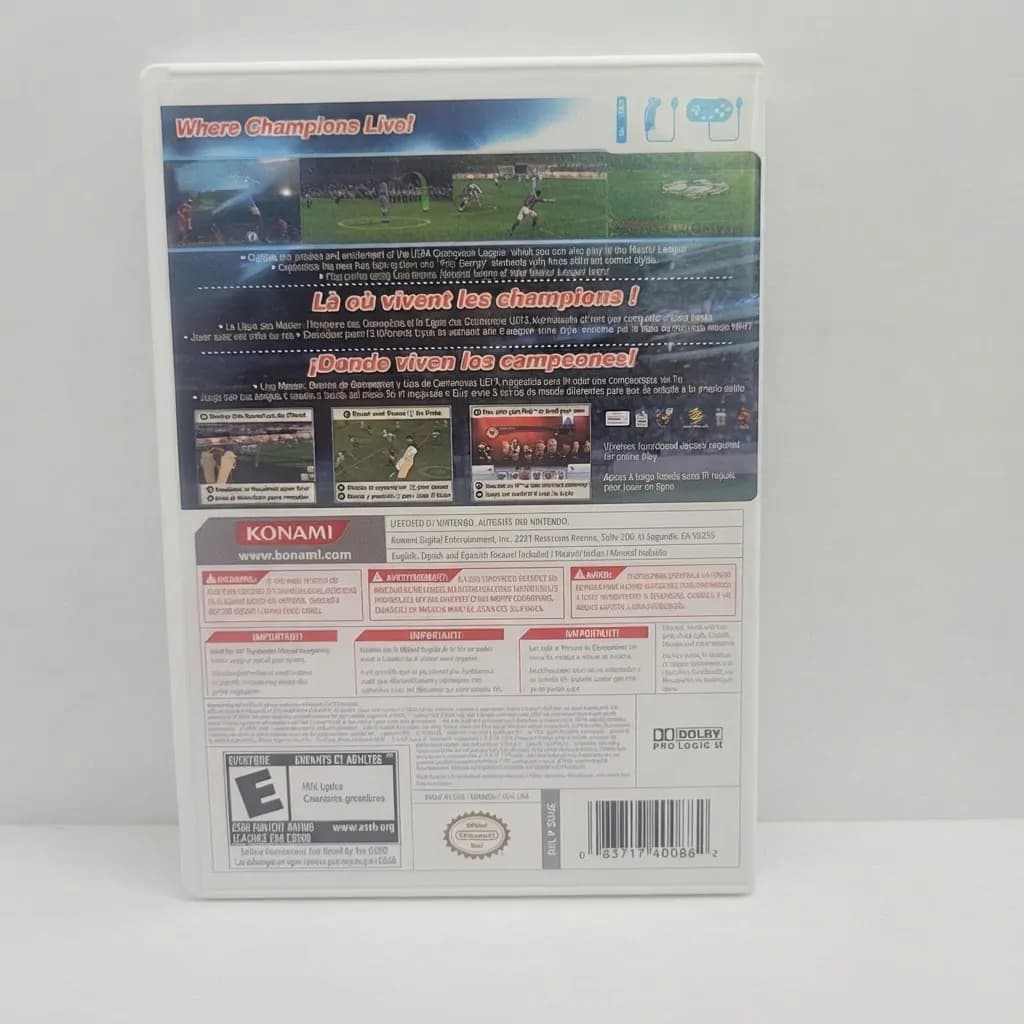 Nintendo Pro Evolution Soccer 2010 For WII 4