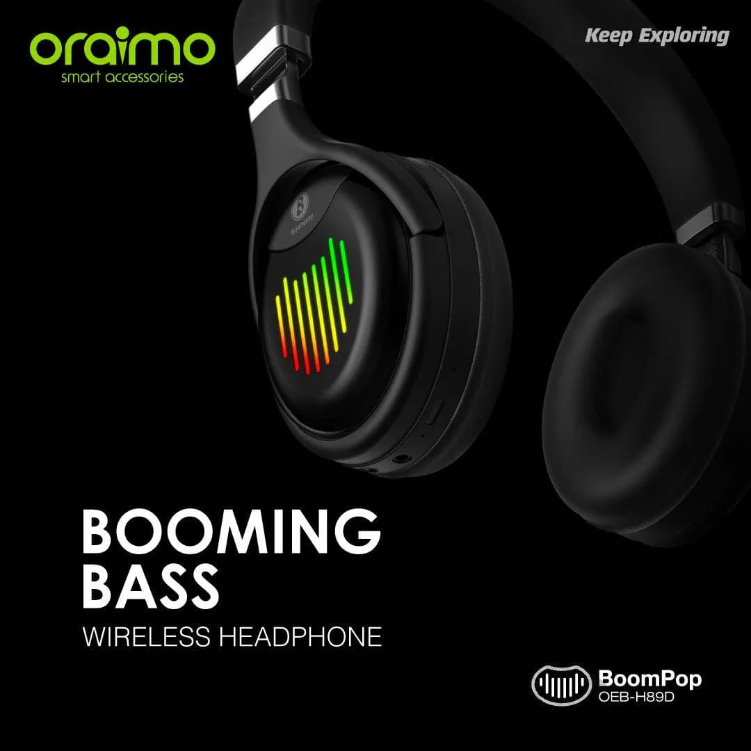 Oraimo Booming Bass Wireless Headphone 4