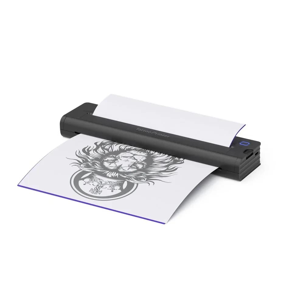 Bluetooth Tattoo Stencil Printer – Black Thermal Printer Machine 2