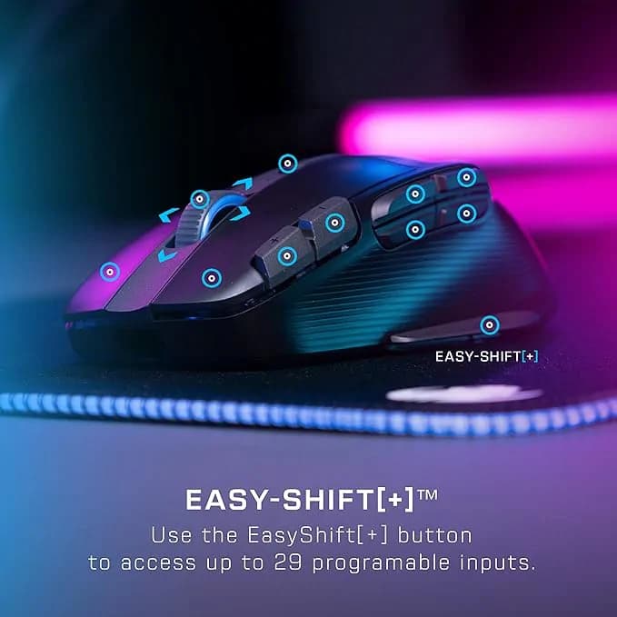 Kone Xp Air Wireless Ergonomic Rgb Gaming Mouse 3