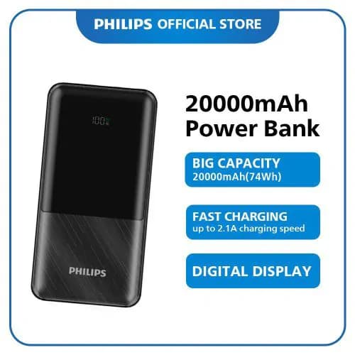 Philips 20000mAh Power Bank with Type-C Fast Charging 3