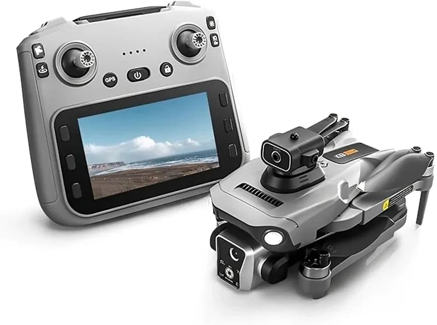 Drone K19 Max GPS Dual Camera 5G Remote Control Screen Display With Extra Battery