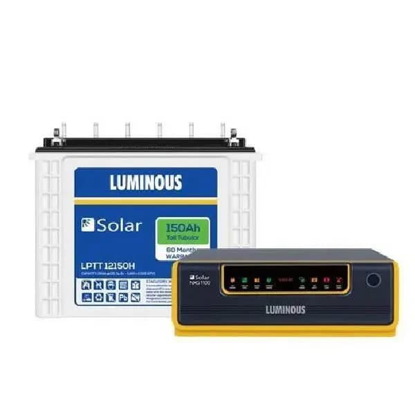 Luminous 1kVA Hybrid Inverter with 1 Battery 2