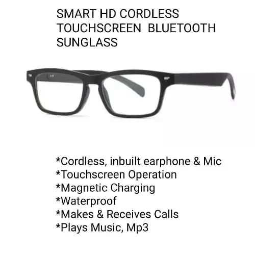 Hd Smart Cordless Touchscreen Bluetooth Sunglass