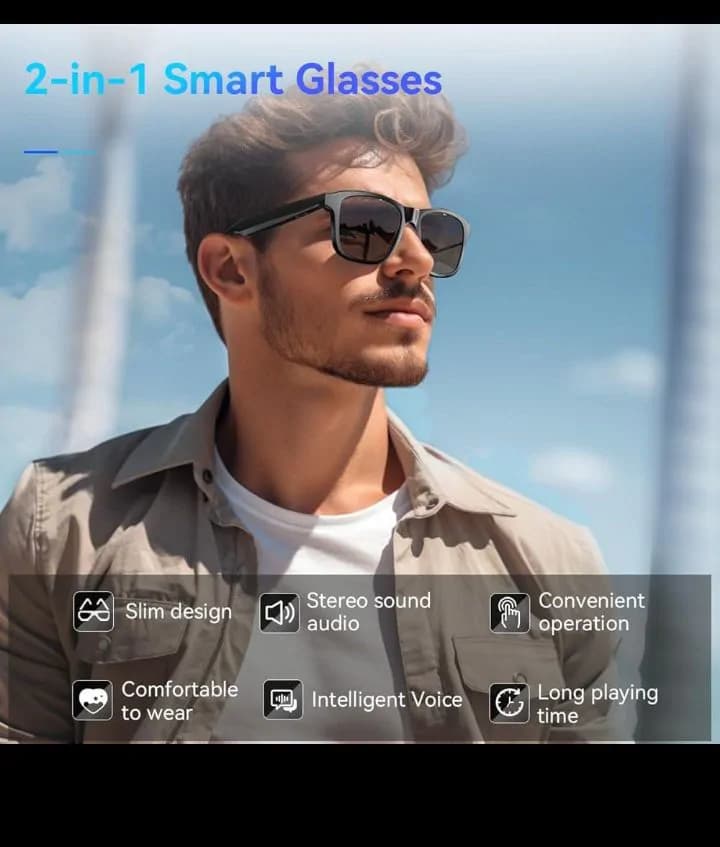 2 In 1 Smart Eye Glasses