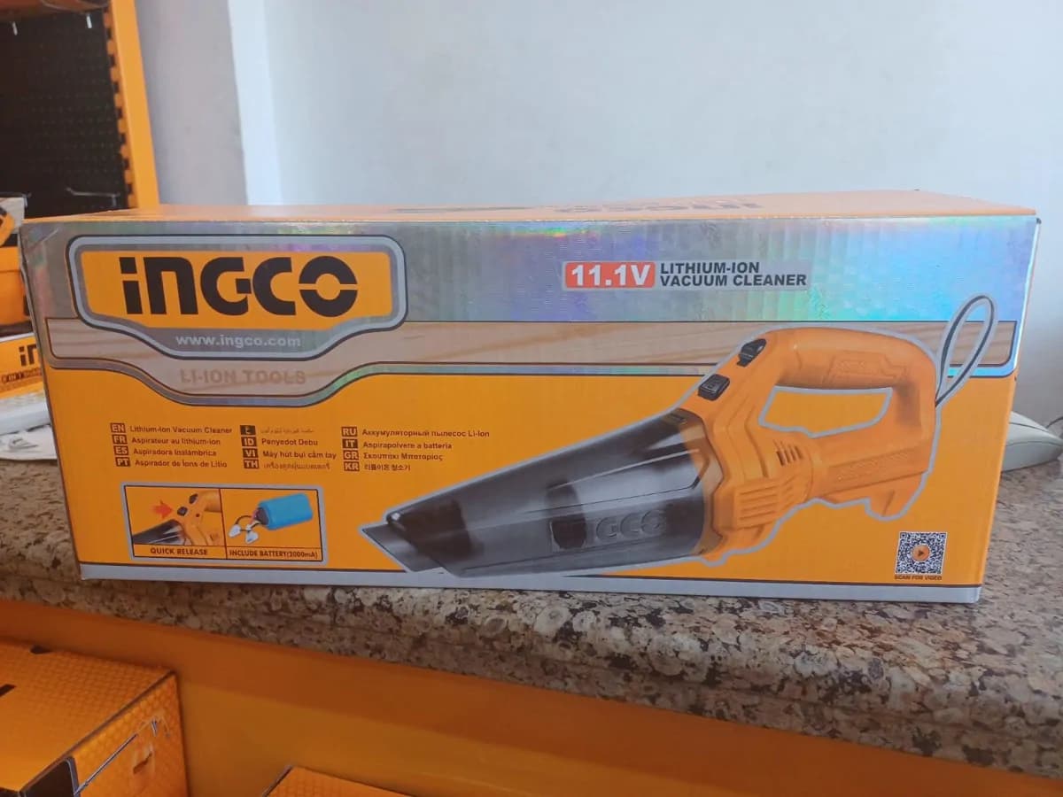 Ingco Cordless Vacuum Cleaner - 11.1V 2