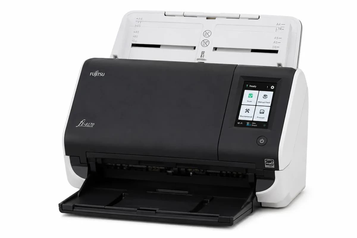 Fujitsu Ricoh Fi-8170 Scanner A4 Duplex Usb 3.2 Network Scanner