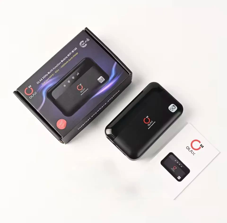 OLAX M100 Dual band WiFi6 Portable Mifi 10000mAh 3