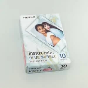 Fujifilm Instax Mini Film, Marble Blue (10 Exposures) 2