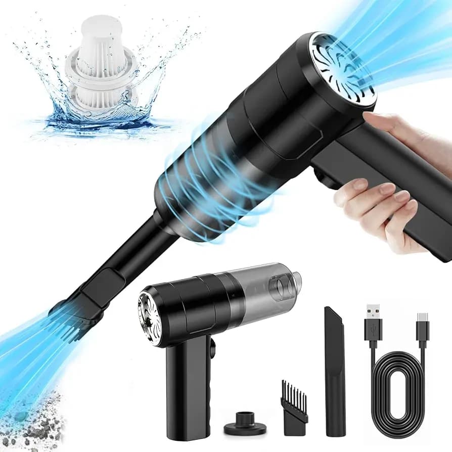 Portable Cordless Vacuum Cleaner USB Car Home Vacuum Sweeper 2