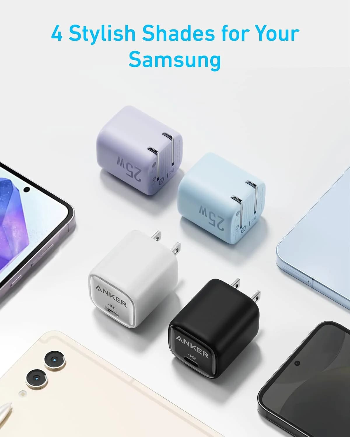 Anker 25w Usb C Charger Block Compact And Foldable 3