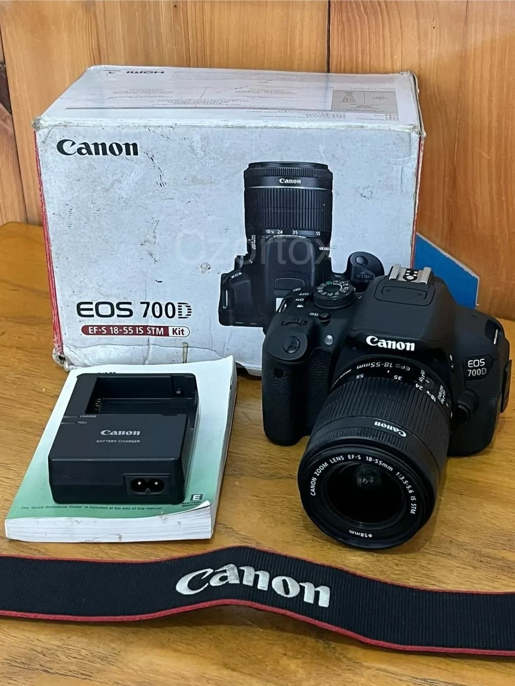 Canon Ink Cart Eos 700d With 18-55mm Lens