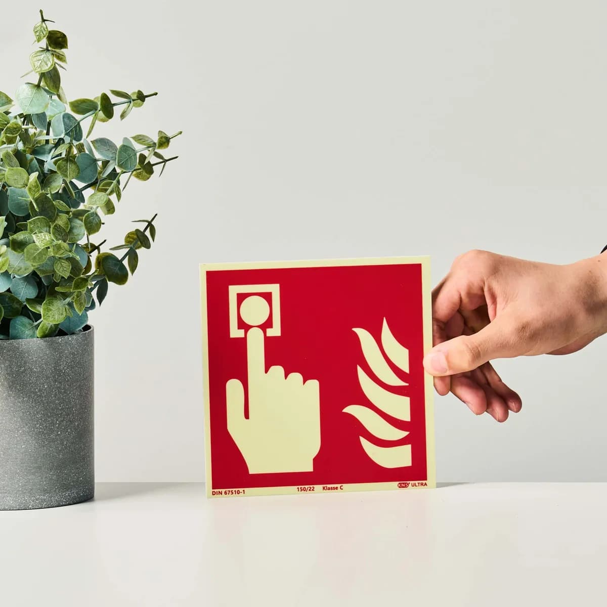 Fire Alarm Call Point Signs -155mm X 155mm 3