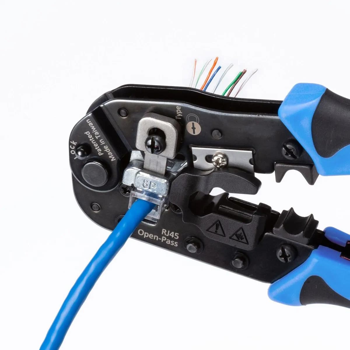 Networking Crimper Stripper Pliers Tool for RJ45, RJ12 & RJ11 2