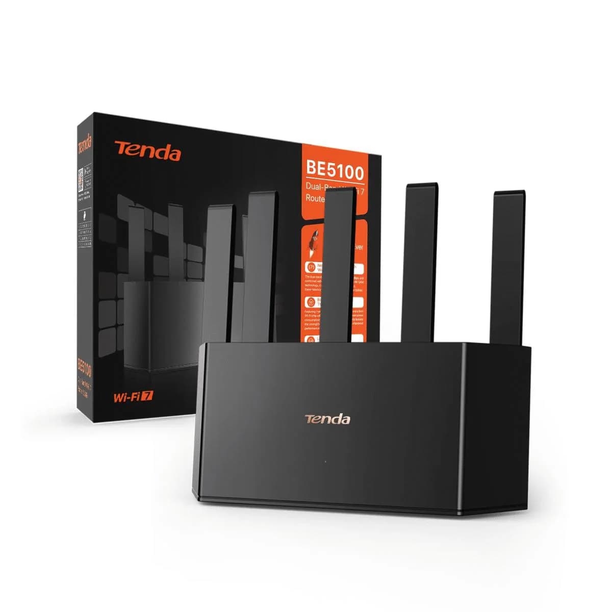 Tenda Wi-Fi 7 BE5100 (4323Mbps) Dual-Band 3-in-1 Router, Range Extender & Access Point 2