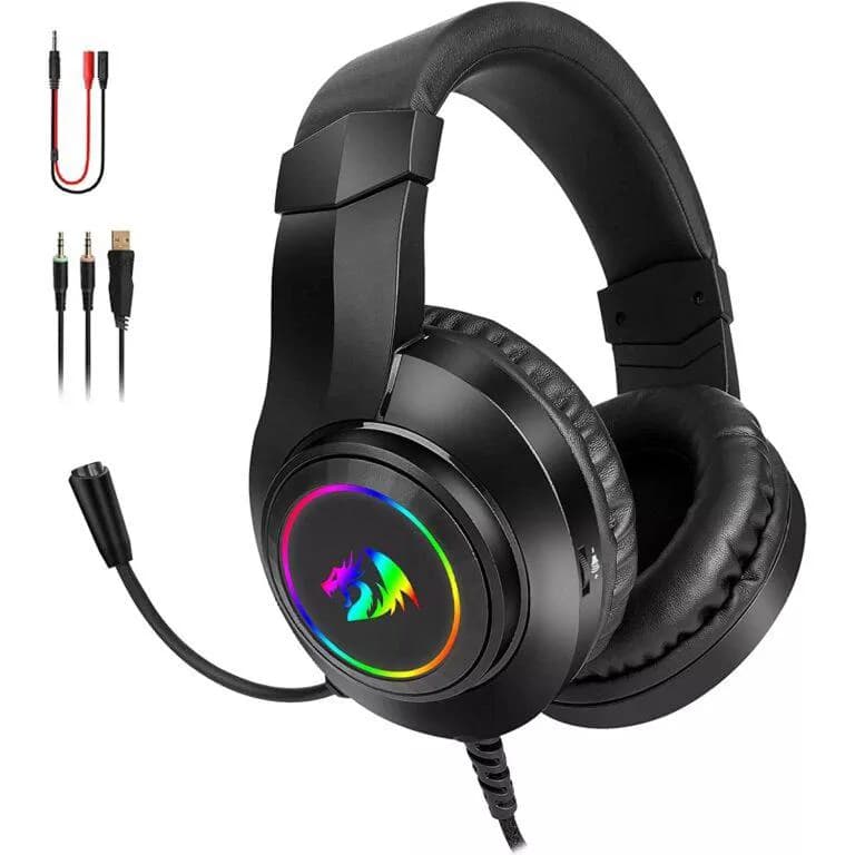 Wired Headphones With Microphone Light 2