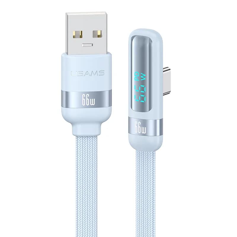USAMS USB To Type-C 6A Fast Charge Digital Display Data Cable 2
