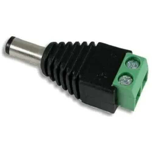 Male Power Plug For CCTV Camera - 20 Pieces 2