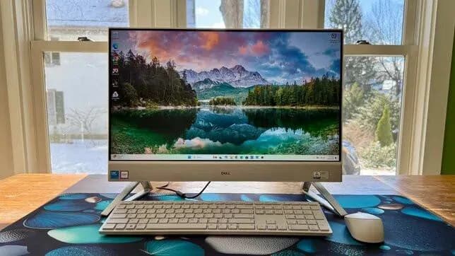 Dell 24 All-in-One Desktop Intel Core 7 355U Processor 16GB DDR5 RAM 1TB PCIe Windows 11 Home 23-Inch 3