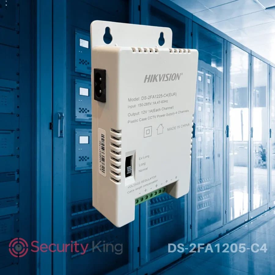 HikVision 12 Volts 4 Channel Cctv Power Supply - Ds-2fa1225-c4 4