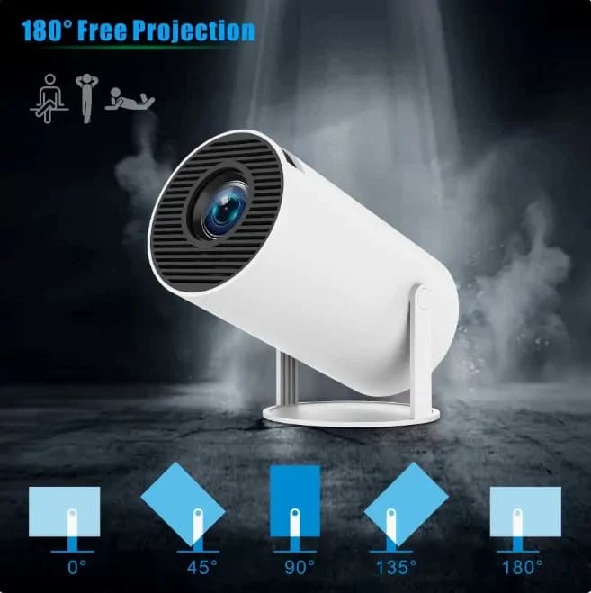 HY300 Mini Portable Android Projector 4