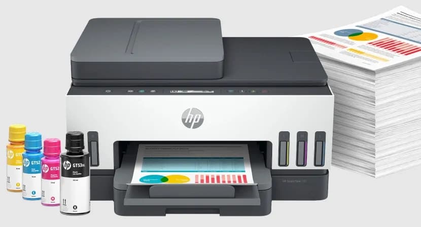 Hp Smart Tank 750 Wireless All-in-One Printer 6UU47A 5