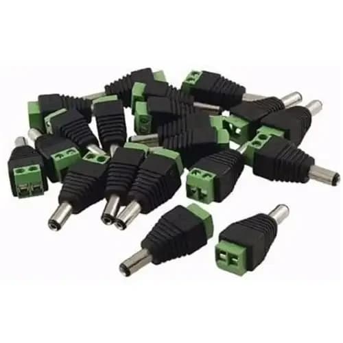 100 Pieces - CCTV Power Plugs For Surveillance Camera 2