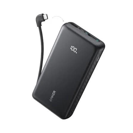 Anker Zolo Power Bank With Built in USB C Cable  20,000 mAh 2