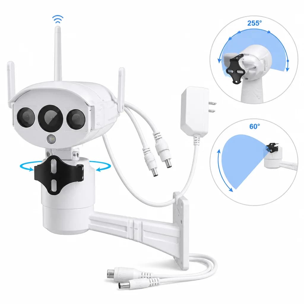 Rotating Bracket Pan Tilt Stand for CCTV Camera