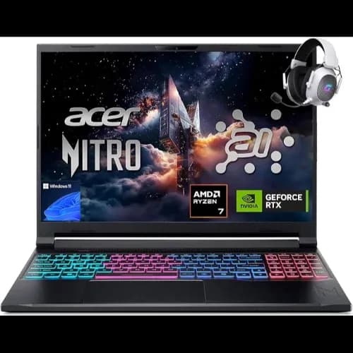 Acer Nitro V 16s AI (ANV16S-41-R2AJ) Amd Ryzen 7-260 32gb ram 1tb ssd 8gb NVvidia GeForce Rtx 5060 2
