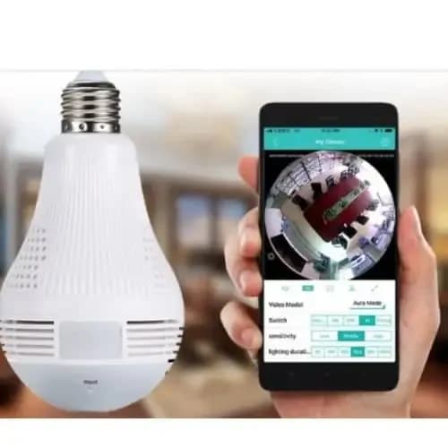 WiFi Security Light Bulb Camera – HD 960P / 1080P 3