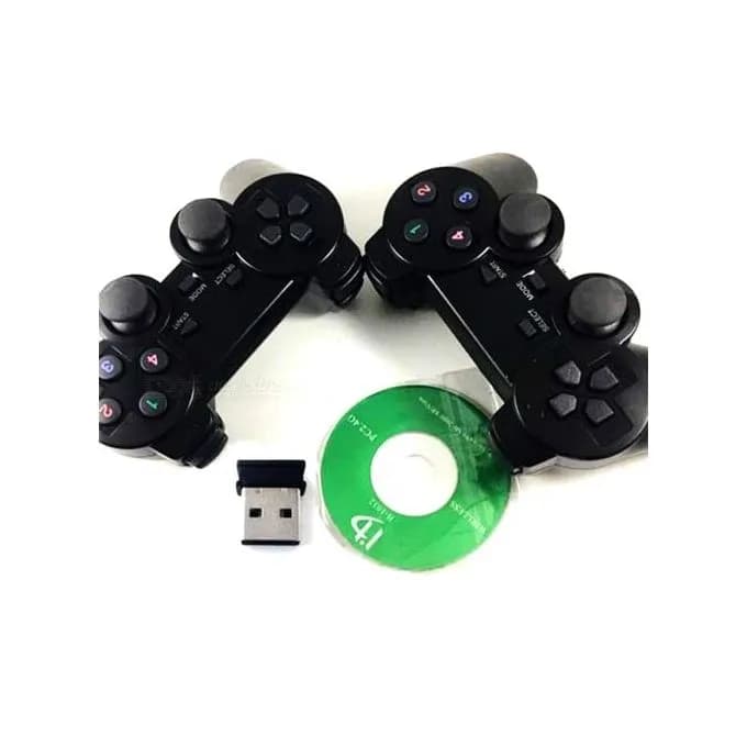 Usb Twin Wireless Gamepad For Pc 4