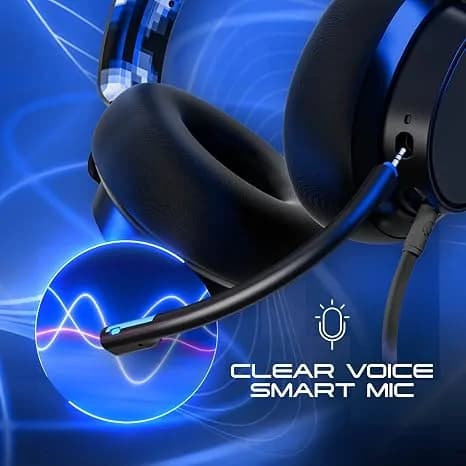 Skullcandy SLYR Pro Multi-Platform Over-Ear Wired Gaming Headset, Enhanced Sound Perception, 3