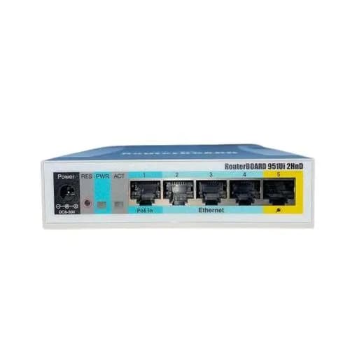 MikroTik RB951Ui-2HnD White 2.4GHz 5-Port Wireless Router 2