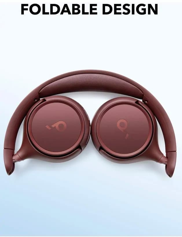 Soundcore H30i Wireless On-Ear Headphones Red 3