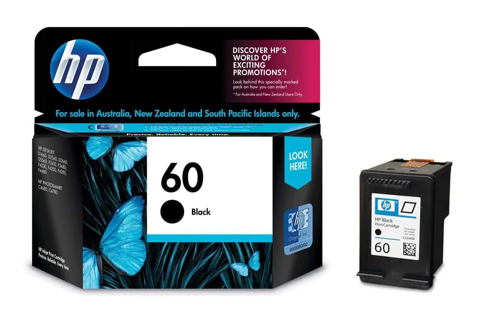 HP 60 Advantage Black Printer Ink Cartridge 2