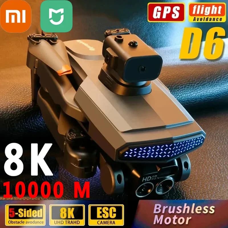 GPS Return Intelligent 8K D6 Drone 3
