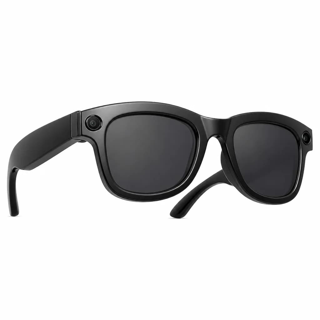 Spy security video recorder glasses
