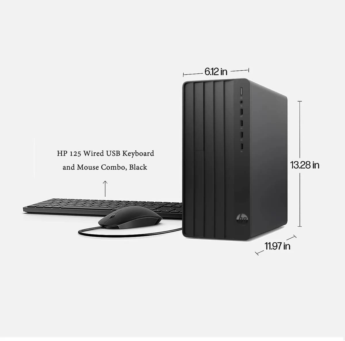 HP Pro Tower 290 G9 Series 3 Pro 322pv Monitor Intel Core i5-13500 8GB 512GB SSD 3