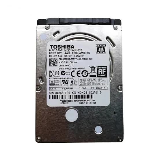 Toshiba 320GB SATA Laptop Internal Hard Drive 3