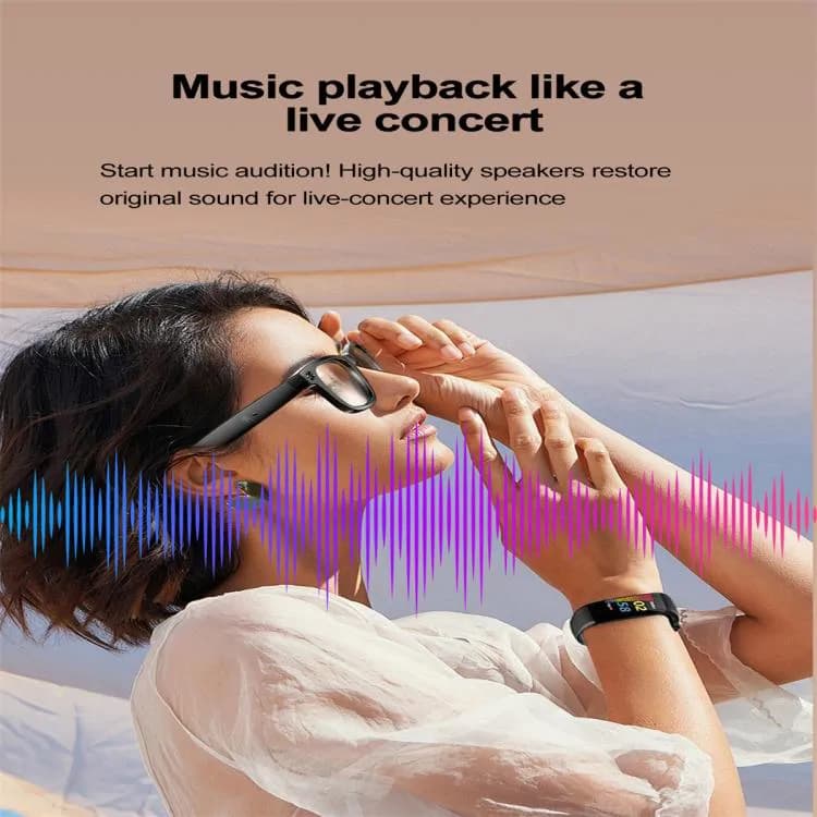Smart Camera  Glass With LED Lamp Bluetooth Speaker Model W-600 5