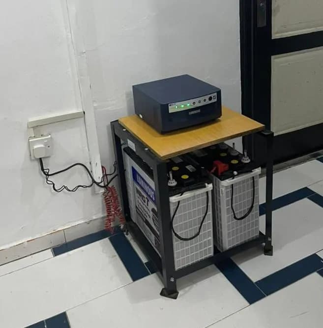 Luminous 1.5KVA Inverter + 2 × 200Ah Quanta Batteries + Extension Box 2