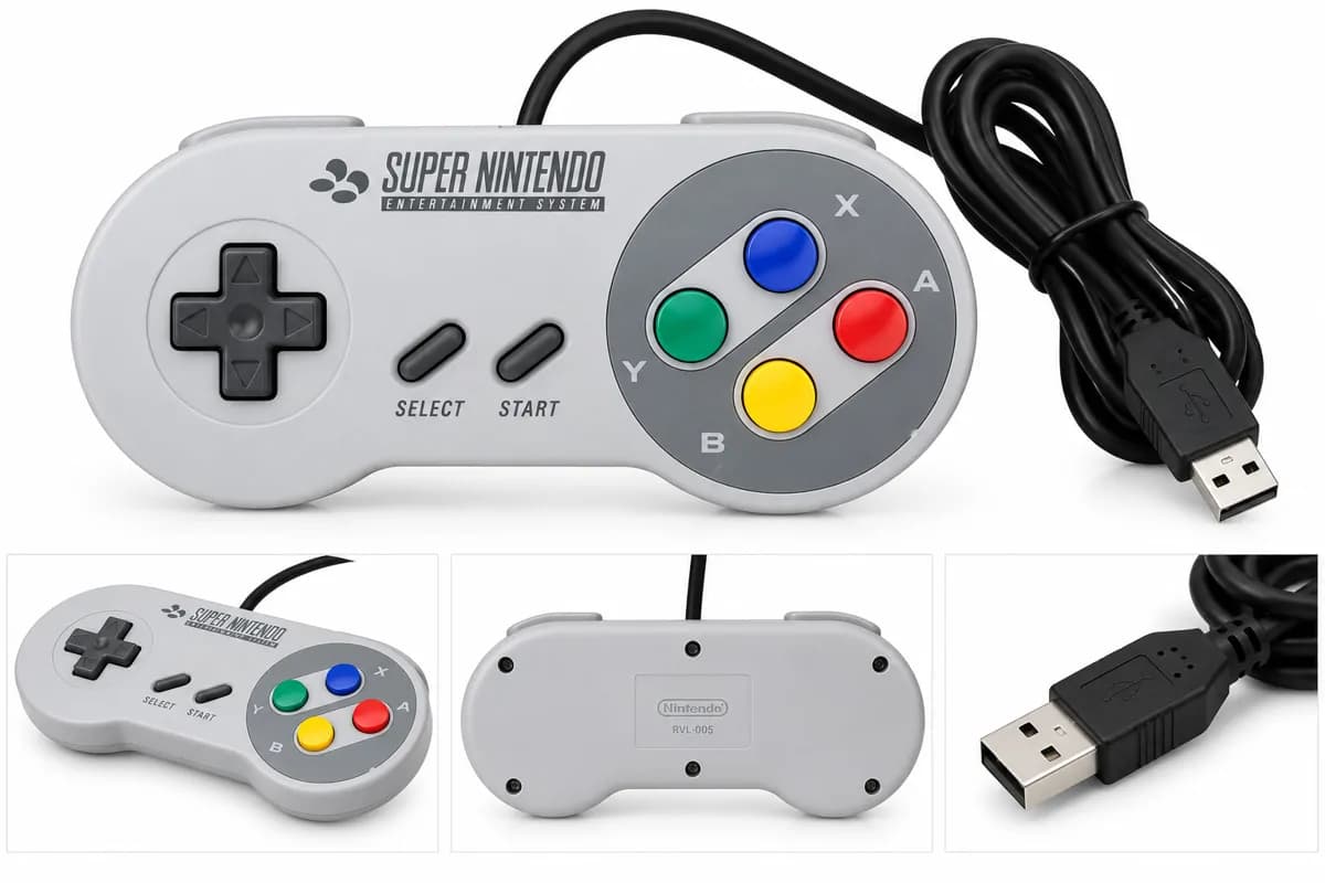 Nintendo Wii Official Super Nintendo Controller – Nintendo 4