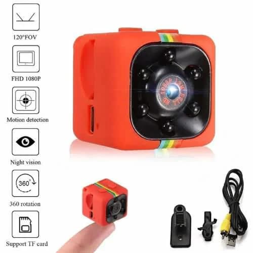 Mini Camera Hd 960p Sensor Night Camcorder -sq11 - Red 3