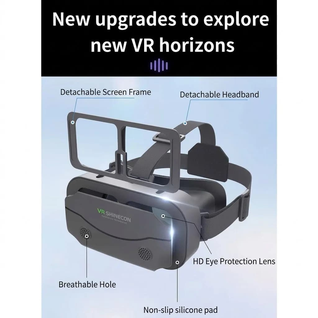 Sc-g13 Shinecon Vr Headset Virtual Reality 3d Vr Glasses 2