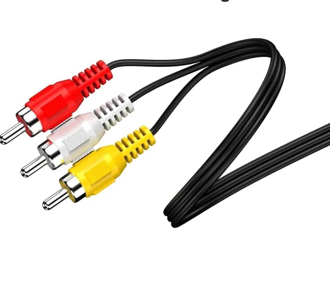 New 3.5mm Plug To 3 Rca Male Connectors Adapter Audio Video Cable Av Dv Mp4 3