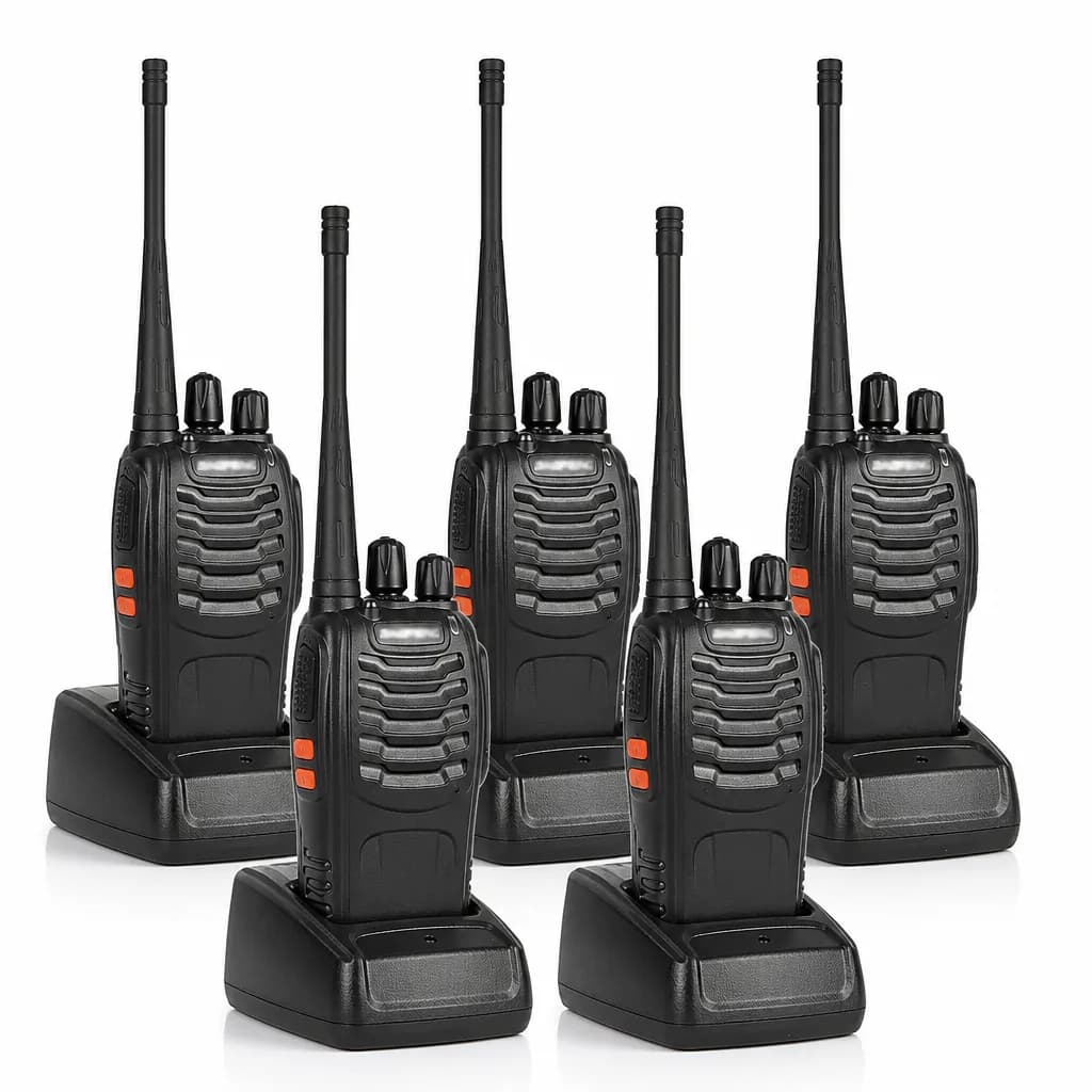 Baofeng BF-777S Walkie Talkie Two-Way Radio 400-470MHz 16CH – 5 Pieces
