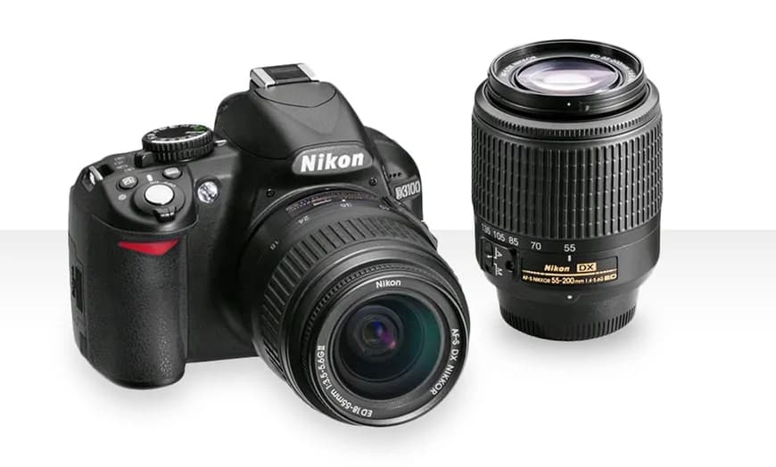 Nikon D3100 DSLR Camera Kit with 55-200mm Lens 4