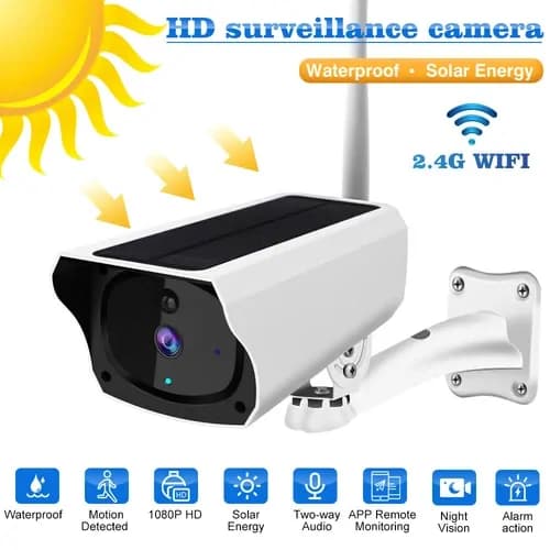 Solar Wireless CCTV Camera Solar WiFi HD 1080P Outdoor IP Camera 5