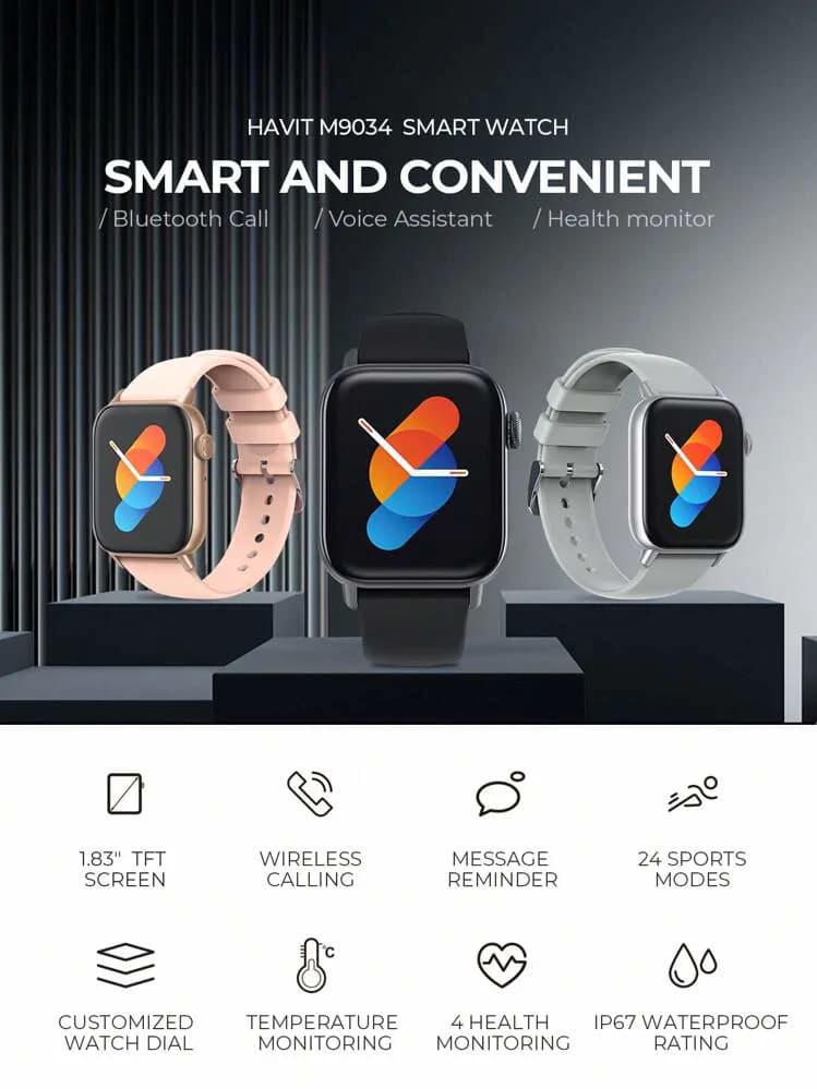 Havit M9034 Digital Fitness Smart Watch 3